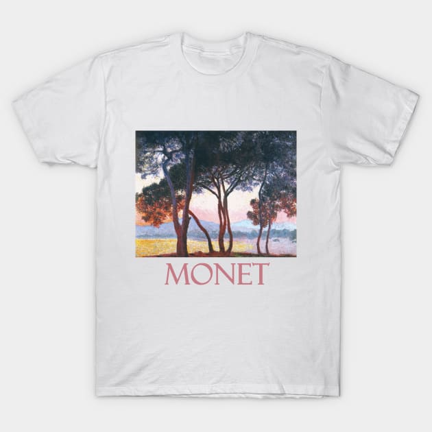 Juan les Pins (1888) by Claude Monet T-Shirt by Naves